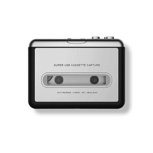 Portable Cassette Tape Machine Audio MP3 Format Converter To USB Flash Drive